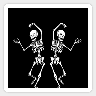 Two Skeletons Magnet